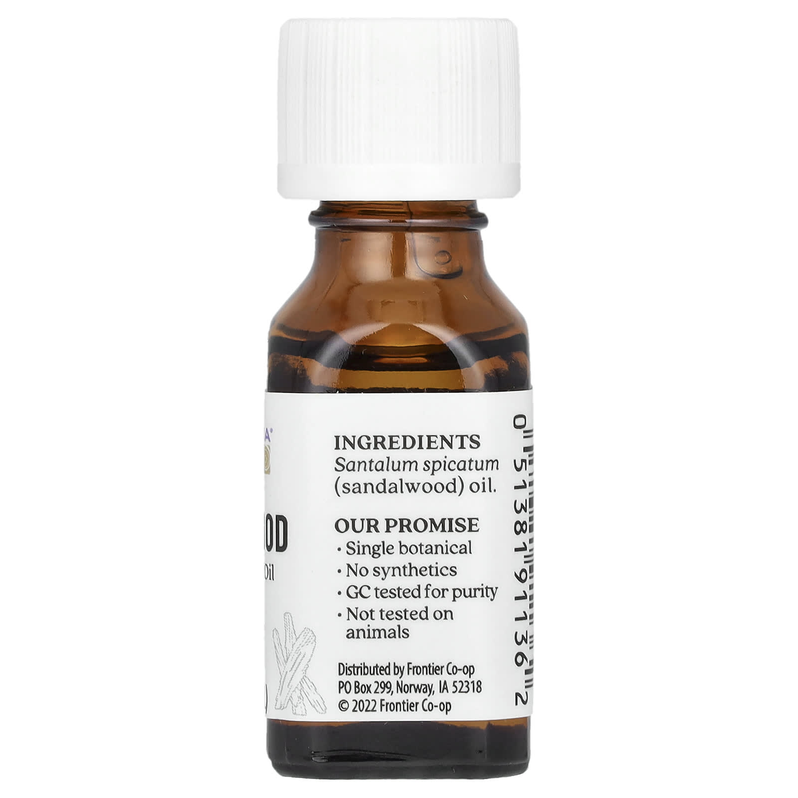 Aura Cacia Pure Essential Oil Sandalwood 15 ml (0.5 fl oz) - view 2
